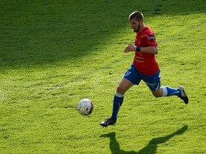Letící fotbalista