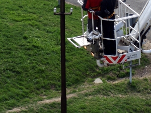 Příprava na shromáždění dělnické strany