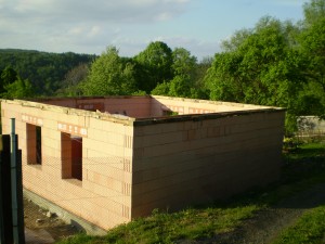 Rozestavěný domek dědečka a babičky