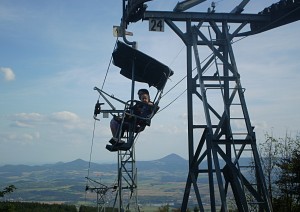 lanovka S babičkou na lanovce